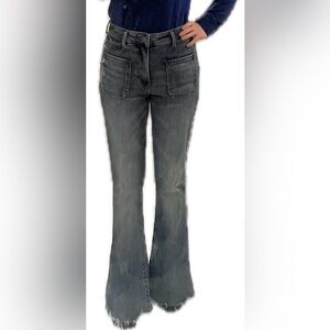 Kut from the Kloth High Rise Light Wash Flared Jeans Size 0